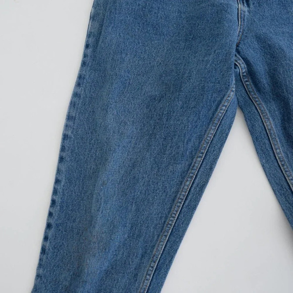 Vintage 90's L.A. Blue Jeans Blue High Waisted Straight Tapered Denim  Jeans - Picture 8 of 15